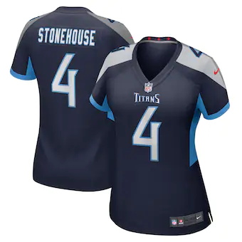 womens nike ryan stonehouse navy tennessee titans game play